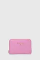 ροζ Δερμάτινο πορτοφόλι Patrizia Pepe Γυναικεία