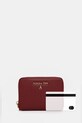 Patrizia Pepe portofel de piele CQ8512.L001 burgundia