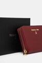 Patrizia Pepe portofel de piele burgundia CQ8512.L001