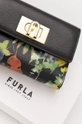 μαύρο Δερμάτινο πορτοφόλι Furla