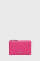 ροζ Δερμάτινο πορτοφόλι BOSS Γυναικεία