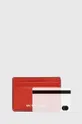 червоний Шкіряний чохол на банківські карти MICHAEL Michael Kors