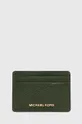 зелений Шкіряний чохол на банківські карти MICHAEL Michael Kors Жіночий