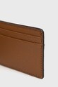 Δερμάτινη θήκη για κάρτες MICHAEL Michael Kors 34F9GF6D0L καφέ SS24