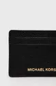 MICHAEL Michael Kors etui na karty skórzane 34F9GF6D0L czarny