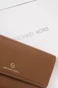 καφέ Δερμάτινο πορτοφόλι MICHAEL Michael Kors