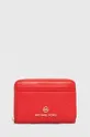 κόκκινο Δερμάτινο πορτοφόλι MICHAEL Michael Kors Γυναικεία
