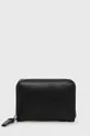 czarny Karl Lagerfeld portfel skórzany 221W3224 Damski
