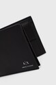 Kožená peňaženka Armani Exchange 958433.CC845 čierna SS22