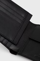Kožená peňaženka Armani Exchange čierna 958433.CC845