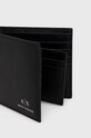 Armani Exchange portofel de piele 958435.CC845 negru SS22
