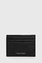 Кожаный чехол на карты Calvin Klein кожа чёрный K50K507389.PPYY