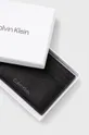 czarny Calvin Klein Etui na karty skórzane