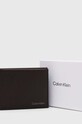 Kožená peňaženka Calvin Klein K50K507969.PPYY hnedá