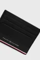 Шкіряний чохол на банківські карти Tommy Hilfiger чорний
