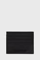 Emporio Armani portfel i etui na karty skórzane czarny Y4R378.Y068E