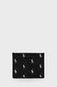 Polo Ralph Lauren caracasă din piele uni negru 405845400001