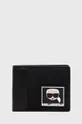 czarny Karl Lagerfeld portfel 220M3242.61 Męski