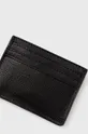 Usnjen etui za kartice Pepe Jeans Coni Wallet črna