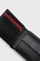 Akcesoria HUGO portfel skórzany 50470760 50470760 czarny