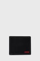 HUGO portfel skórzany 50471612 skóra licowa czarny 50471612