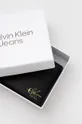 czarny Calvin Klein Jeans etui na karty skórzane K50K508938.PPYY