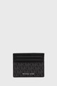 Чехол на карты Michael Kors имитация натуральной кожи чёрный 39F9LGYD2B