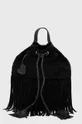 czarny Desigual plecak zamszowy 22SAKL01 Damski