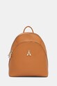 Kožený ruksak Patrizia Pepe elegantné oranžová CB0056.L001