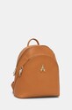 Kožený ruksak Patrizia Pepe CB0056.L001 oranžová SS25