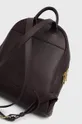 fialová Kožený ruksak Patrizia Pepe