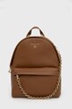 Kožený batoh MICHAEL Michael Kors elegantní hnědá 30T0G04B1L