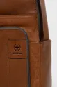 hnedá Kožený ruksak Strellson