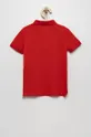 Παιδικά βαμβακερά μπλουζάκια πόλο Tommy Hilfiger κόκκινο
