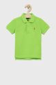 galben – verde Polo Ralph Lauren tricouri polo din bumbac pentru copii De băieți