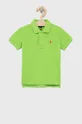 πράσινο Παιδικά βαμβακερά μπλουζάκια πόλο Polo Ralph Lauren Για αγόρια