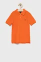 narančasta Pamučna polo majica Polo Ralph Lauren Za dječake