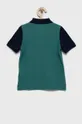 Παιδικά βαμβακερά μπλουζάκια πόλο GAP πράσινο
