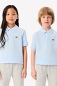 Lacoste polo in lana bambino/a con colletto blu PJ2909.