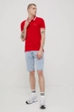 Polo tričko Tommy Jeans červená