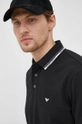 čierna Polo tričko Emporio Armani