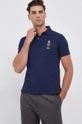 μπλε Βαμβακερό μπλουζάκι πόλο Polo Ralph Lauren