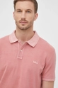 różowy Woolrich polo