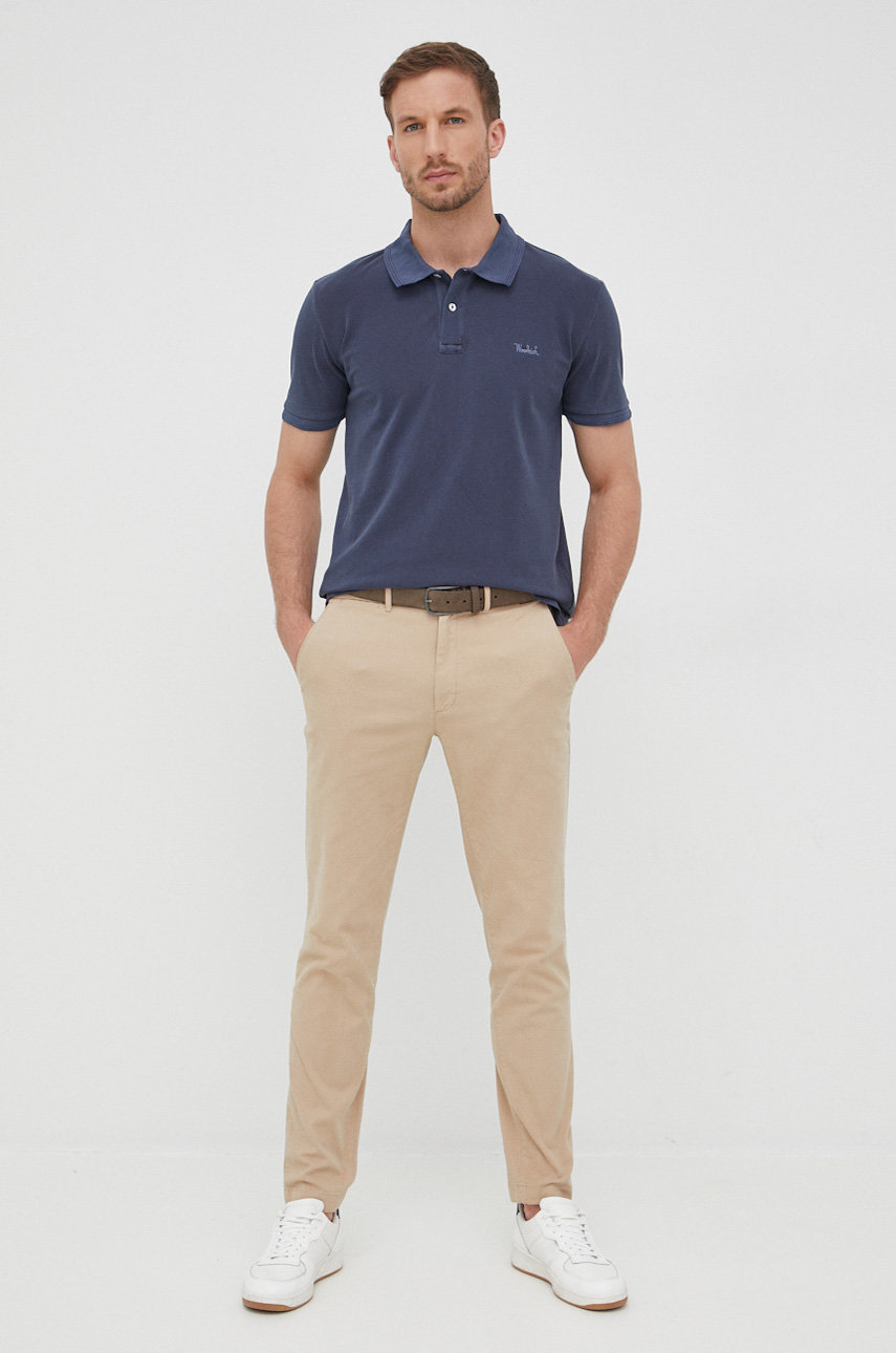 Woolrich polo granatowy