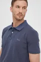 navy Woolrich polo shirt