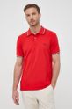 červená Polo tričko Woolrich