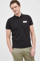 EA7 Emporio Armani Polo bawełniane 3LPF09.PJ5AZ czarny