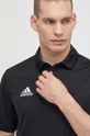 črna Športna polo majica adidas Performance Entrada 22