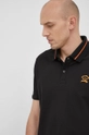 czarny Paul&Shark Polo bawełniane