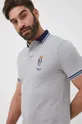 sivá Bavlnené polo tričko Polo Ralph Lauren